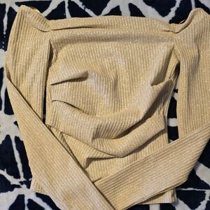 ZARA Gold Women's Sweater